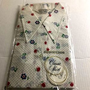 Vintage JCPenney Permanent Press Men's Dress Shirt Size 16/38